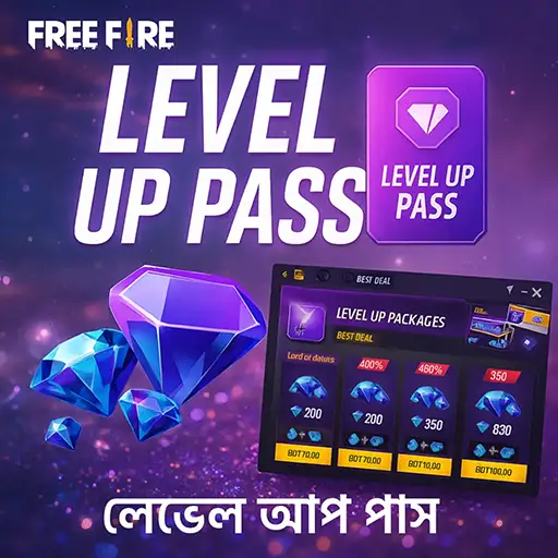 Level Up Pass - Free Fire top up BD